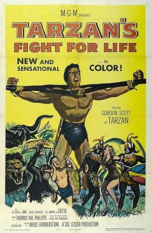 مشاهدة وتحميل فيلم Tarzan’s Fight for Life 1958 مترجم